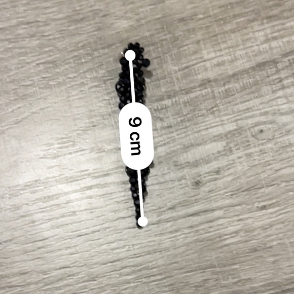 Kenneth Jay Lane Black Beaded Statement Drop Earrings - Picture 5 of 5